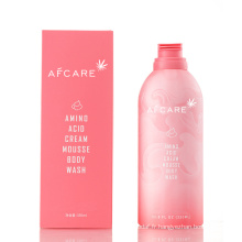 2020 nouveau 350 ml mousse Mousse bulle lavage du corps nettoyant éclaircissant acide aminé peau éclaircissant Gel douche blanchissant pour le lavage du corps